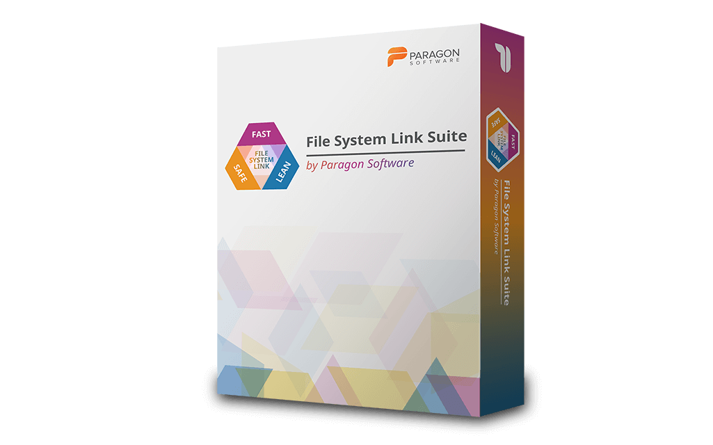 File System Link Business Suite firmy Paragon Software. HTML Banner.